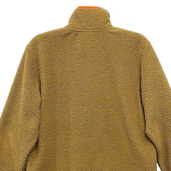 The North Face Jacket Mens Tan Dunraven Sherpa Full Zip w/ Zip Pockets Sz M - Picture 6 of 11